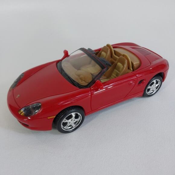 Radio Shack Toymax Porsche Boxster Remote Control Car 2000 NO REMOTE USED 1:24 - Picture 2 of 7